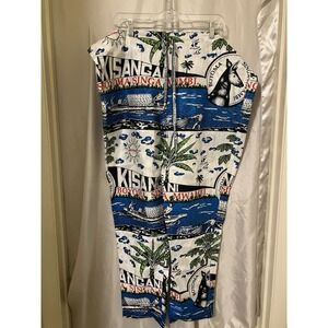 Kisangani Boyoma Singa Mwambi Drawstring Scrub Pants Pajama Congo XL